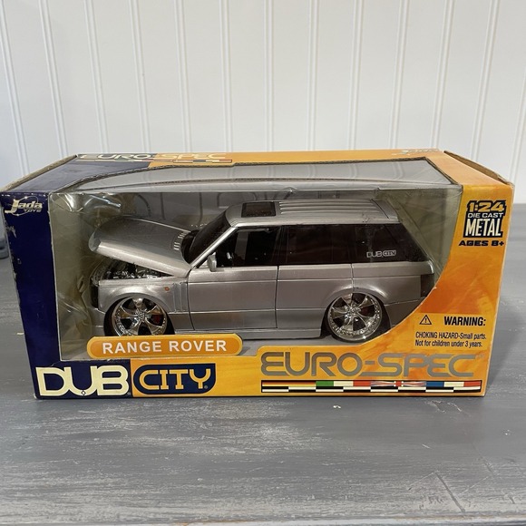 JADA DUB RANGE ROVER SILVER 1:24 DIECAST MODEL Euro-Spec‎